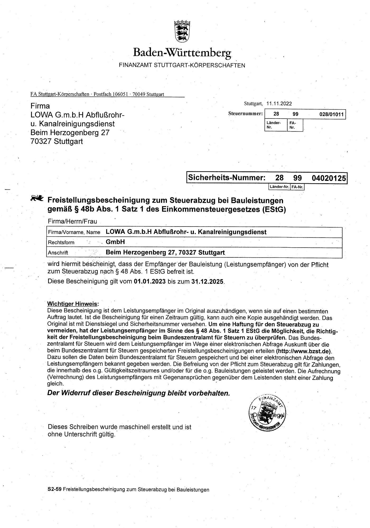 2023_Freistellungsbescheinigung