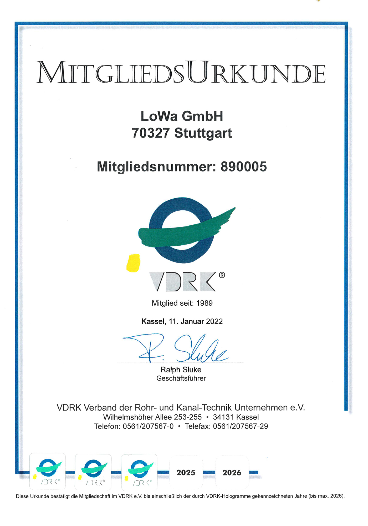 2024_VDRK-Mitgliedsurkunde